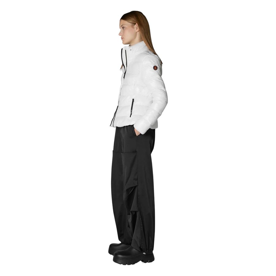 Cosmary piumino da donna animal free con cappuccio Save The Duck | D31470W/LOVE200002